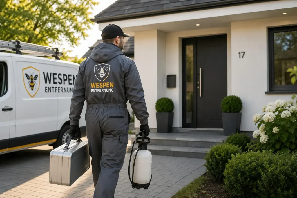 Wespennest entfernen durch Profi